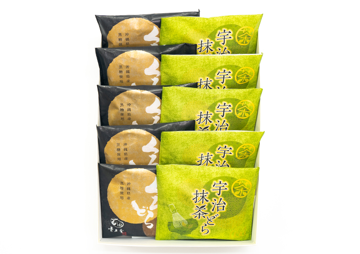 宇治抹茶どら・くろどら　10個入